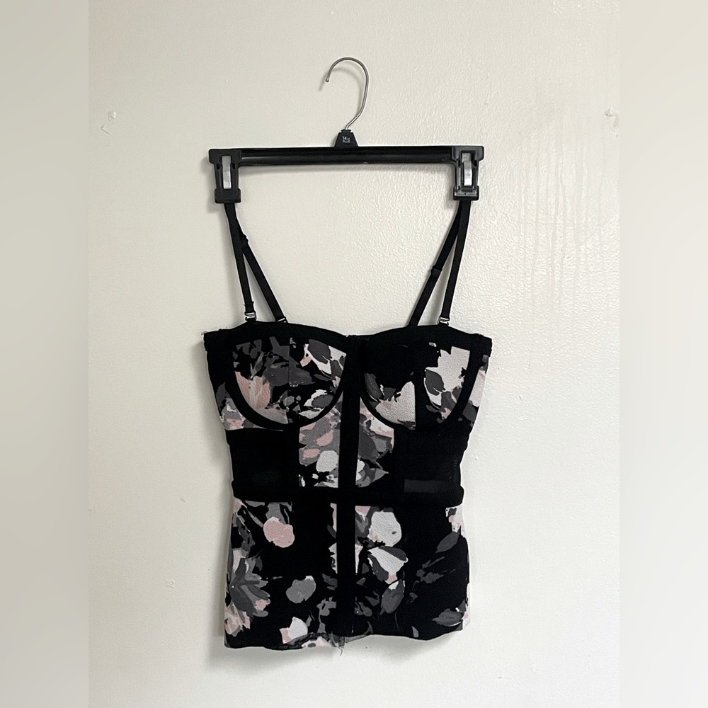 (RARE) floral vintage 2000s bustier